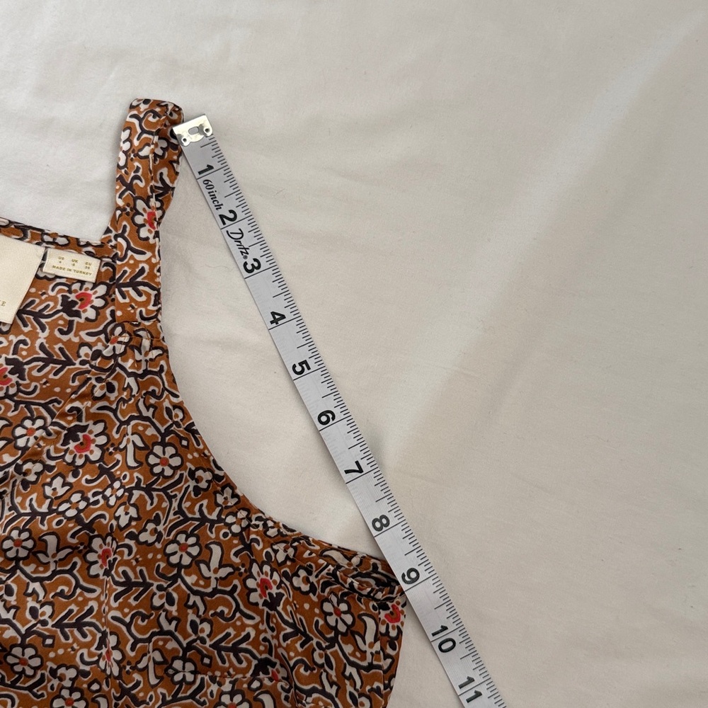 Antropologie Maeve Brown and White Patterned Camisole - Picture 6 of 8